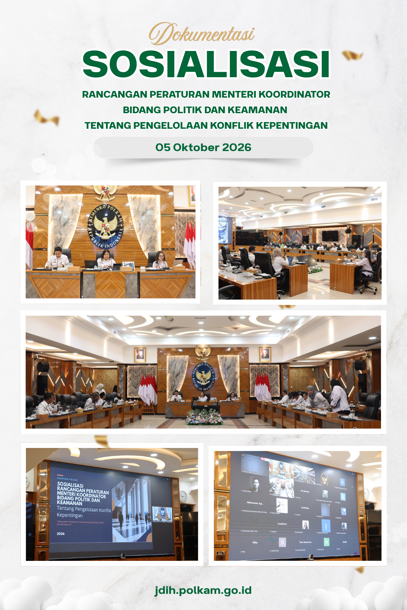 Kemenko Polkam Sosialisasikan RPermenko Pengelolaan Konflik Kepentingan untuk Perkuat Integritas Pegawai